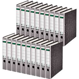 LEITZ® Ordner 1050, DIN A4, Rückenbreite 52 mm, 20 Stück, grau