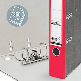 LEITZ® Ordner 1050, DIN A4, Rückenbreite 52 mm, 20 Stück, rot