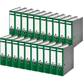 LEITZ® Ordner 1080, DIN A4, Rückenbreite 80 mm, 20 Stück, grün