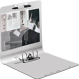 LEITZ® Ordner Active Style, DIN A4, Rückenbreite 82 mm, 5 Stück, satin schwarz