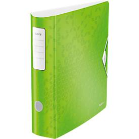 LEITZ® Ordner Active WOW, DIN A4, Rückenbreite 82 mm, grün