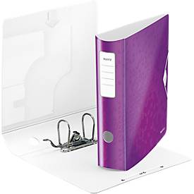 LEITZ® Ordner Active WOW, DIN A4, Rückenbreite 82 mm, violett