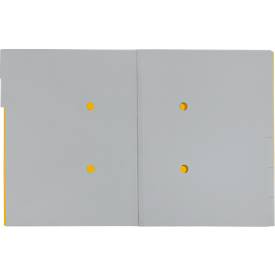 LEITZ® Ordner Recycle, DIN A4, Rückenbreite 80 mm, 180°-Hebelmechanik, Rückenschild & Griffloch, zu 100 % recycelbar, grün