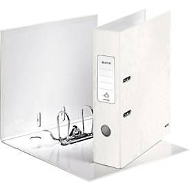 LEITZ® Ordner WOW 1005, DIN A4, Rückenbreite 80 mm, weiß