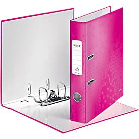 LEITZ® Ordner WOW 1006, DIN A4, Rückenbreite 50 mm, pink