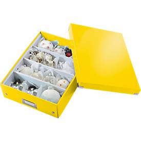 LEITZ® Organisationsbox Click + Store, mittel, gelb