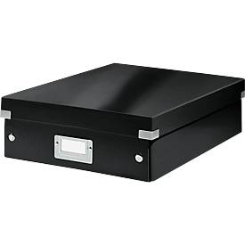 LEITZ® Organisationsbox Click + Store, mittel, schwarz