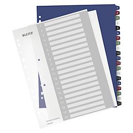 LEITZ Register Style, Zahlenregister, extrabreit, einzeln, Zahlen 1-20