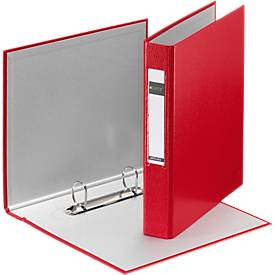LEITZ® Ringbuch, DIN A5, 2-Ring-Mechanik, Rückenbreite 40 mm, rot