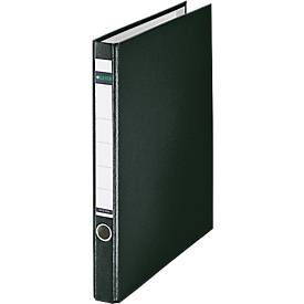 LEITZ® Ringordner 1014, A4, 35 mm, PP, schwarz