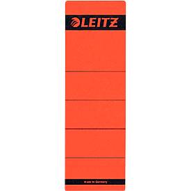 LEITZ® Rückenschild, Rückenbreite 80 mm, selbstklebend, 10 Stück, rot