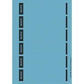 LEITZ® Rückenschilder kurz, PC-beschriftbar, Rückenbreite 50 mm, selbstklebend, 150 St., blau