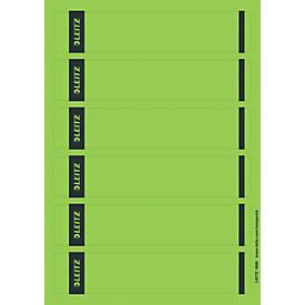 LEITZ® Rückenschilder kurz, PC-beschriftbar, Rückenbreite 50 mm, selbstklebend, 150 St., grün