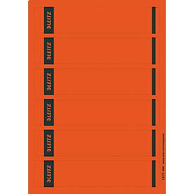 LEITZ® Rückenschilder kurz, PC-beschriftbar, Rückenbreite 50 mm, selbstklebend, 150 St., rot