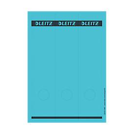 LEITZ® Rückenschilder lang, PC-beschriftbar, Rückenbreite 80 mm, selbstklebend 75 St., blau