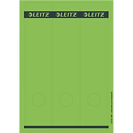 LEITZ® Rückenschilder lang, PC-beschriftbar, Rückenbreite 80 mm, selbstklebend 75 St., grün