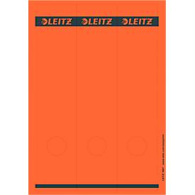 LEITZ® Rückenschilder lang, PC-beschriftbar, Rückenbreite 80 mm, selbstklebend 75 St., rot