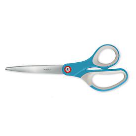 LEITZ® Schere Cosy Titan 5332, ergonomischer Griff, für Links/Rechtshänder, L 205 mm, titanbeschichteter Stahl/Kunststoff, blau