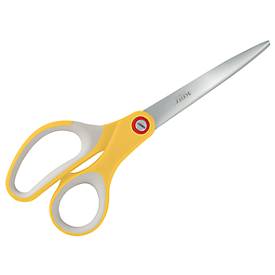 LEITZ® Schere Cosy Titan 5332, ergonomischer Griff, für Links/Rechtshänder, L 205 mm, titanbeschichteter Stahl/Kunststoff, gelb