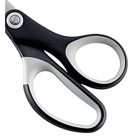 LEITZ® Schere Titanium 5415, ergonomischer Griff, für Links/Rechtshänder, L 150 mm, titanbeschichteter Stahl/Kunststoff, schwarz
