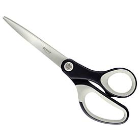 LEITZ® Schere Titanium 5417, ergonomischer Griff, für Links/Rechtshänder, L 205 mm, titanbeschichteter Stahl/Kunststoff, schwarz