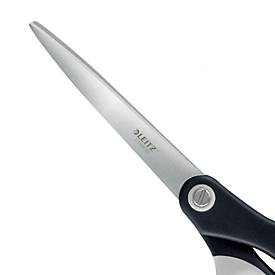 LEITZ® Schere Titanium 5417, ergonomischer Griff, für Links/Rechtshänder, L 205 mm, titanbeschichteter Stahl/Kunststoff, schwarz