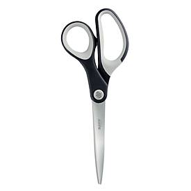 LEITZ® Schere Titanium 5417, ergonomischer Griff, für Links/Rechtshänder, L 205 mm, titanbeschichteter Stahl/Kunststoff, schwarz