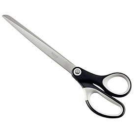 LEITZ® Schere Titanium 5418, ergonomischer Griff, für Links-/Rechtshänder, L 260 mm, titanbeschichteter Stahl/Kunststoff, schwarz