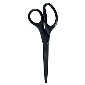 LEITZ® Schere Titanium 5419, ergonomisch, Antihaftbeschichtung, für Links/Rechtshänder, L 180 mm, titanbeschichteter Stahl/Kunststoff, schwarz