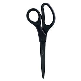 LEITZ® Schere Titanium 5420, ergonomisch, Antihaftbeschichtung, für Links-/Rechtshänder, L 205 mm, titanbeschichteter Stahl/Kunststoff, schwarz
