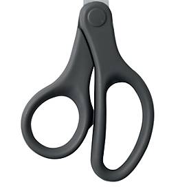 LEITZ® Schere Titanium 5421, ergonomischer Griff, für Links/Rechtshänder geeignet, L 180 mm, titanbeschichteter Stahl/Kunststoff, dunkelgrau
