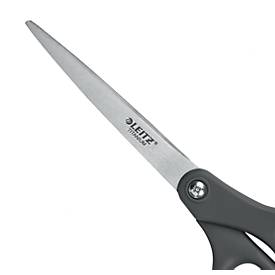 LEITZ® Schere Titanium 5421, ergonomischer Griff, für Links/Rechtshänder geeignet, L 180 mm, titanbeschichteter Stahl/Kunststoff, dunkelgrau
