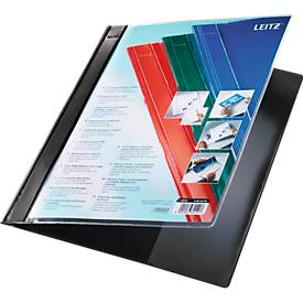 LEITZ® Schnellhefter Exquisit, DIN A4, PVC, schwarz