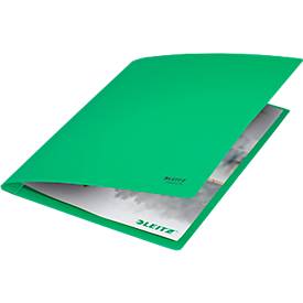 Leitz® Schnellhefter Recycle, Format A4, bis zu 250 Blatt, Heftmechanik, 100 % recycelbar, Blauer Engel, Recyclingkarton, grün