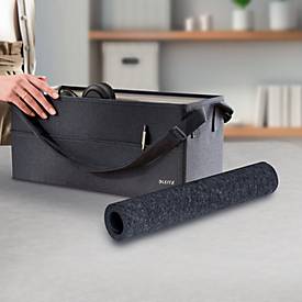 LEITZ Schreibunterlage, B 700 x H 360 mm, Filz, dunkelgrau