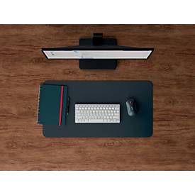 LEITZ Schreibunterlage, B 700 x H 360 mm, recyceltes Leder, dunkelgrau