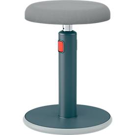 Leitz sit &amp; stand stool Ergo Cosy Active, W 370 x D 370 x H 460 - 790 mm, up to 110 kg, velvet gray
