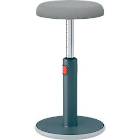 Leitz Sitz- & Stehhocker Ergo Cosy Active, B 370 x T 370 x H 460 - 790 mm, bis 110 kg, Samtgrau
