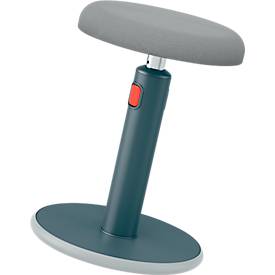 Leitz Sitz- & Stehhocker Ergo Cosy Active, B 370 x T 370 x H 460 - 790 mm, bis 110 kg, Samtgrau