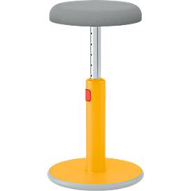 Leitz Sitz- & Stehhocker Ergo Cosy Active, B 370 x T 370 x H 460 - 790 mm, bis 110 kg, Warmes Gelb
