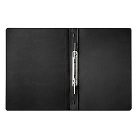 Leitz® Spiralhefter Recycle, A4, bis zu 250 gelochte Blatt, 2-Ring-Spiralmechanik, zu 100 % recycelbar, Blauer Engel, Karton, schwarz