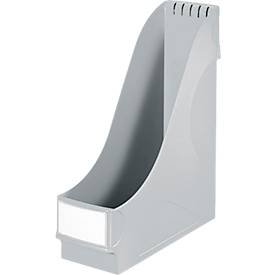 LEITZ® Stehsammler, DIN A4, Polysterol, 2 Stück, grau