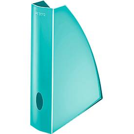 LEITZ® Stehsammler WOW 5277, Breite 75 mm,eisblau, 6 Stück