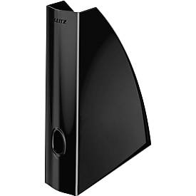 LEITZ® Stehsammler WOW 5277, Breite 75 mm, schwarz, 6 Stück