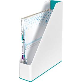 Leitz Stehsammler WOW Duo Color, weiß/eisblau