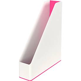 Leitz Stehsammler WOW Duo Color, weiß/pink