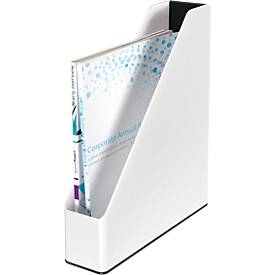 Leitz Stehsammler WOW Duo Color, weiß/schwarz