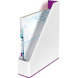 Leitz Stehsammler WOW Duo Color, weiß/violett