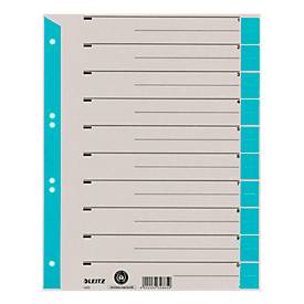 LEITZ® Trennblätter A4 1652, zur freien Verwendung, 100 Stück, hellblau