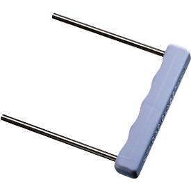 Leitz Umfüller für Archiv-Abheftbügel 6078, Fassungsvermögen bis 800 Blatt, Polypropylen/Metall, hellgrau, 1 Stück